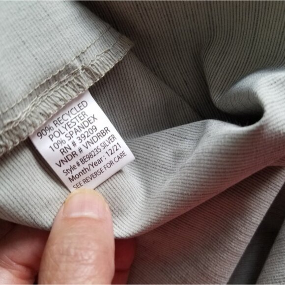 NWT Burnside Shorts Hybrid walk short board short Silver Size 36 - Picture 7 of 12